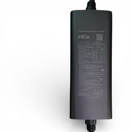 Зарядное EVCar Type2 6-16A B7 WiFi  (11кВт, 3 фазы, сменные вилки)-5