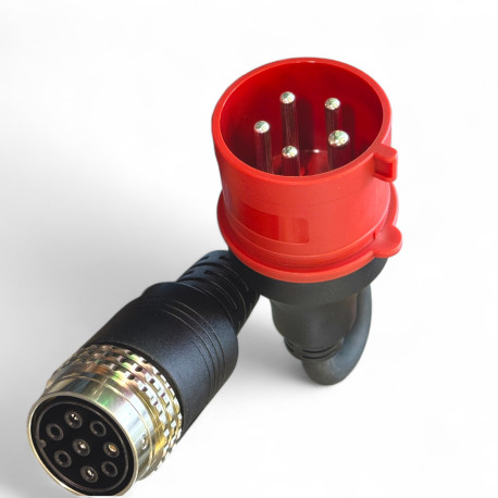 Зарядное EVCar Type2 6-16A B7 WiFi  (11кВт, 3 фазы, сменные вилки)-11