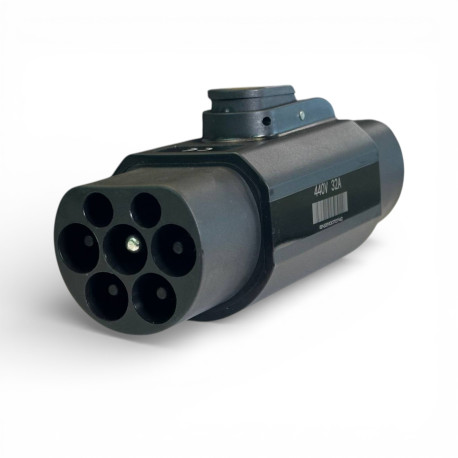 Адаптер (переходник) EVCar Type2-GB/T 32A, 22кВт  (с блокировкой rev.2)-5